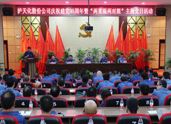 6686体育公司隆重召开建党95周年庆祝大会