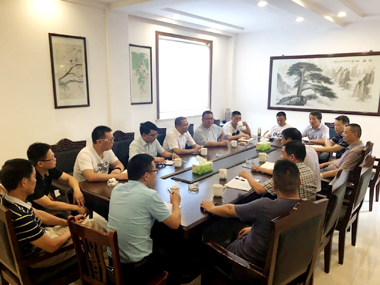 6686体育股份公司总经理赵永清带队走访华东市场并慰问九禾江津复肥基地员工