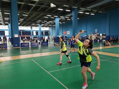 6686体育股份公司承办集团公司第一届职工运动会羽毛球比赛