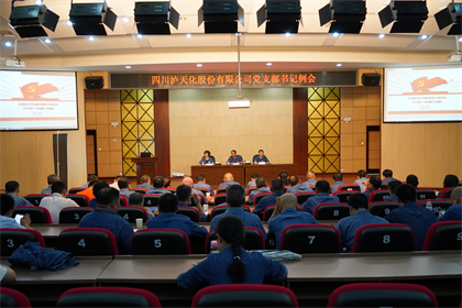 6686体育股份公司党委召开支部书记例会