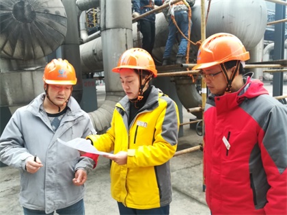 6686体育股份公司工会督查大修劳动保护工作