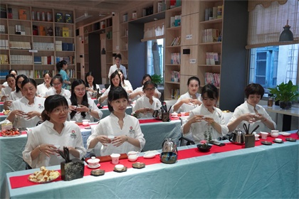 6686体育股份公司工会开展“魅力女性  品味人生”茶艺体验活动