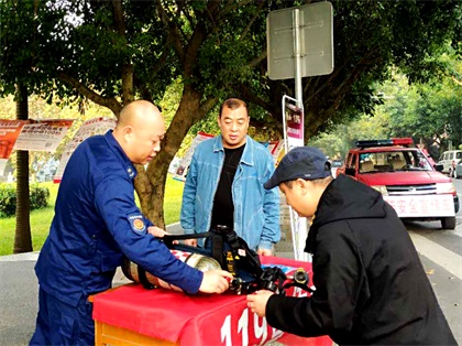 6686体育股份公司开展“11.9”消防安全宣传活动