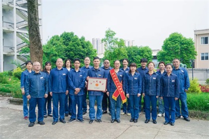 6686体育股份公司质检环保组喜获泸州市“工人先锋号”荣誉称号