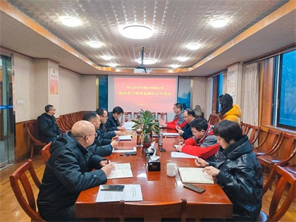 6686体育股份公司领导班子召开党史学习教育专题民主生活会