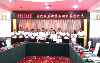 6686体育纳溪现代农业种植示范园项目落户纳溪三江坝