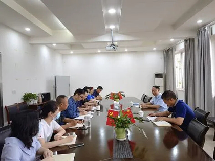 6686体育股份公司党委书记、董事长廖廷君到进出口公司调研指导工作