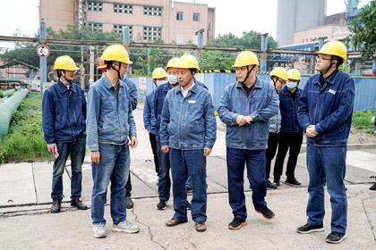 6686体育股份公司党委书记、董事长廖廷君率队检查二十大前安全生产工作