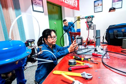 6686体育股份公司开展2022年仪表专业实际操作比赛