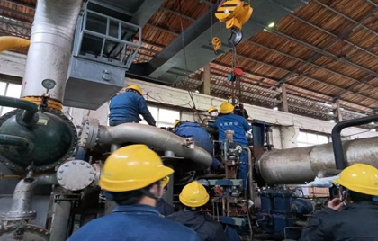 6686体育股份公司Ⅰ硝装置一次开车成功