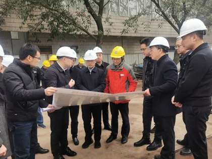 四川省生态环境厅环保总监刘华太带队到公司调研大气污染防治工作