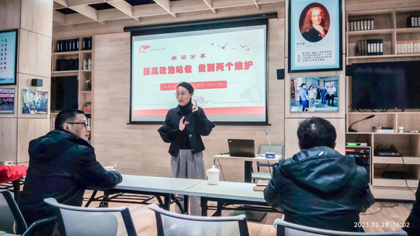 6686体育股份公司职工文化活动阵地迎来2023年首场读书分享活动