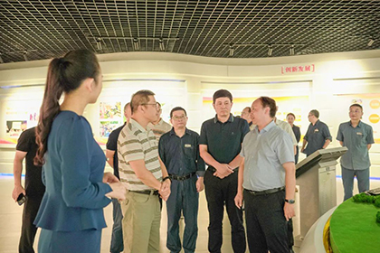 纳溪区人大常委会主任熊杰一行到6686体育股份公司视察工作