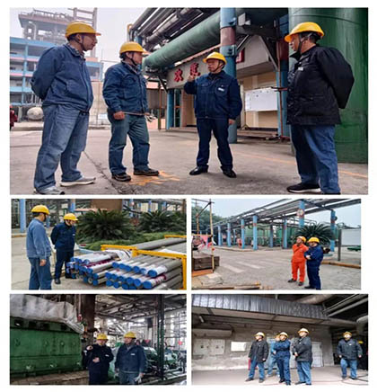 6686体育股份公司总经理傅利才深入大修现场关心问候大修员工和项目