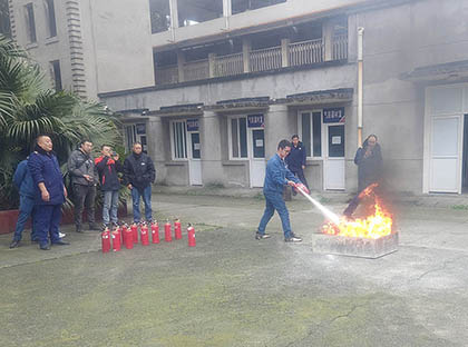 6686体育股份公司开展消防安全培训