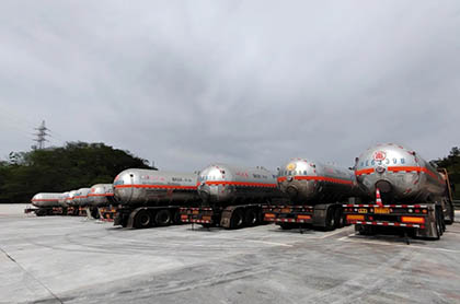 6686体育股份公司液氨运输车辆停车场升级改造项目一次性通过竣工验收