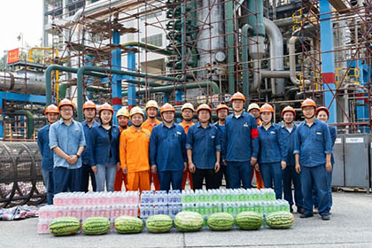 6686体育股份公司工会开展大修送清凉慰问活动