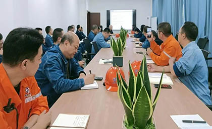 6686体育股份公司召开合成一装置年度大修首次推进会 