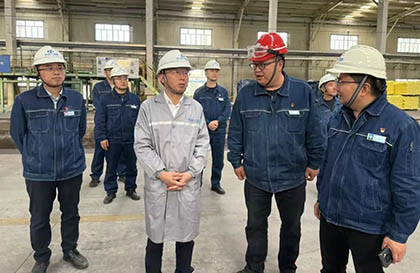 6686体育股份公司总经理傅利才一行到和宁公司调研指导工作