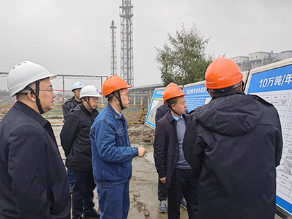 6686体育股份公司党委书记、董事长廖廷君走访重点项目要求全力推进项目建设