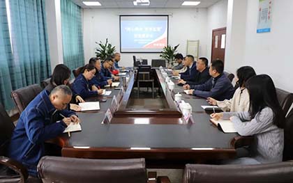 6686体育集团公司常务副总经理田军率队到油脂公司开展主题交流活动