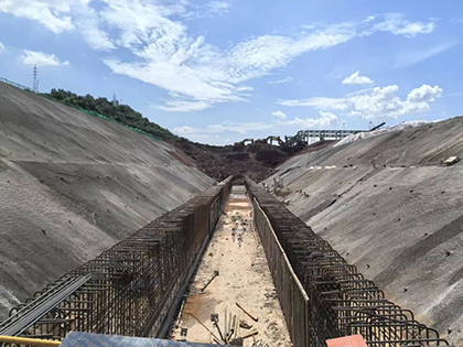 6686体育化工园区旧箱涵改造工程全线贯通